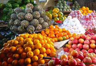 浙江宁波：水果价格上涨 ()