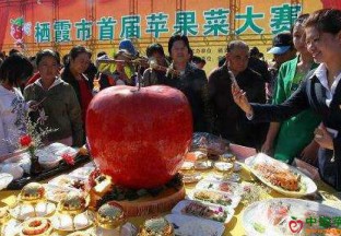 山东栖霞：苹果宴入列“山东名宴” ()