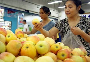 安徽芜湖：批发市场水果价格滑落 ()